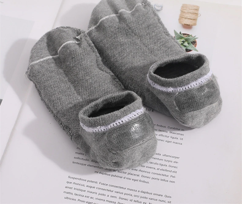 Adult Men&prime; S and Women&prime; S Cotton Boat Socks Thickened Towel Invisible Socks