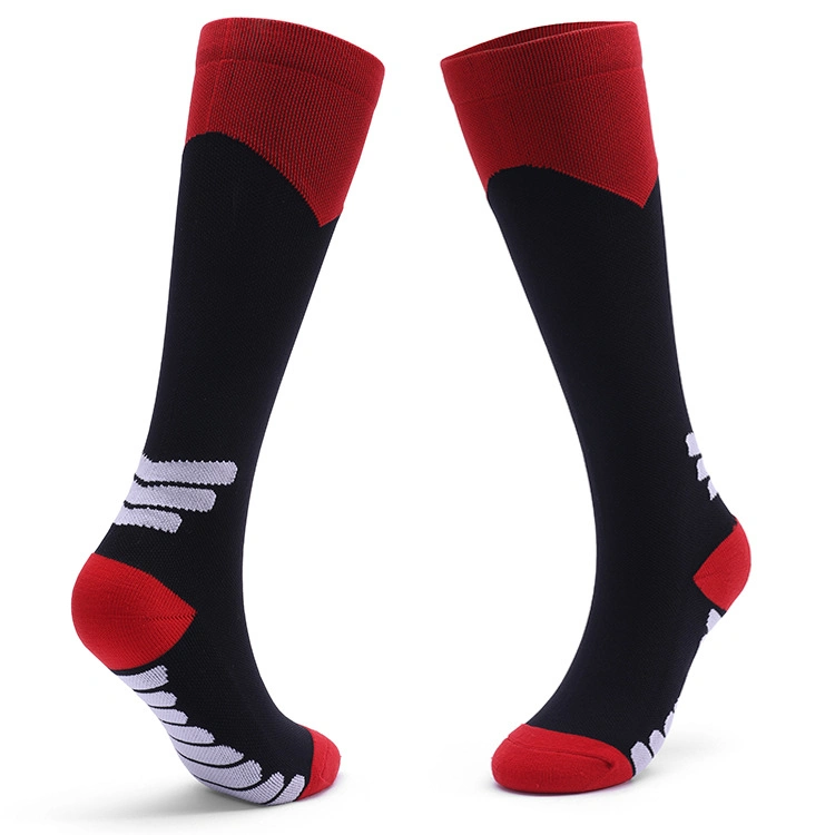 Men&prime; S and Women&prime; S Long-Tube Pressure Socks Outdoor Cycling Running Socks Thickened Marathon Compression Socks