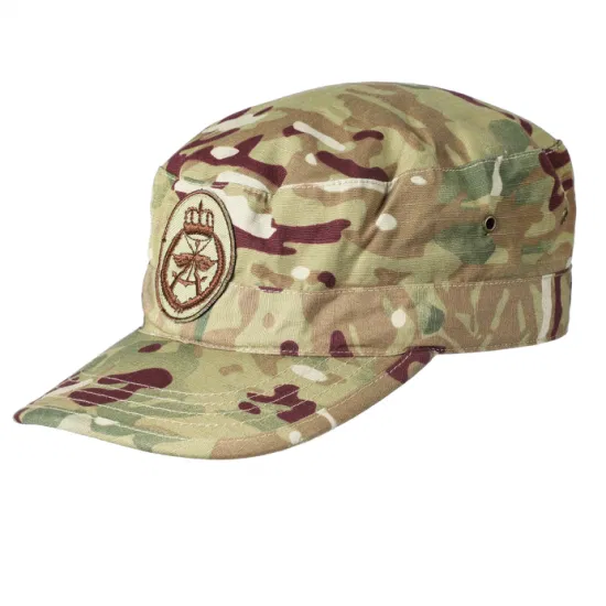 Full Fabric Soft Comfortable Flat Top Military Style Hats Army Style Cap